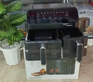 8.6 Litres Extra Capacity - Hisense Double Basket Air Fryer