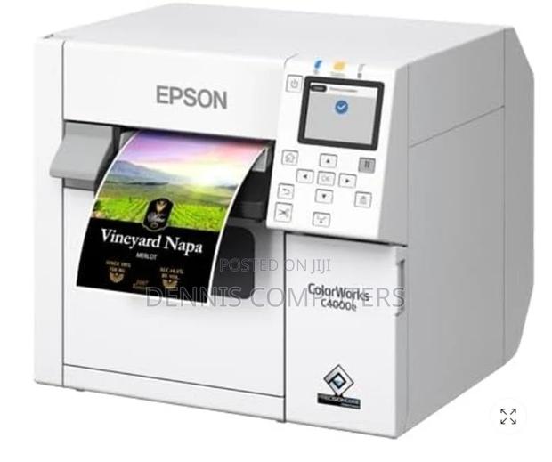 Epson Cw-c4000ebk Color Label Printer - main view