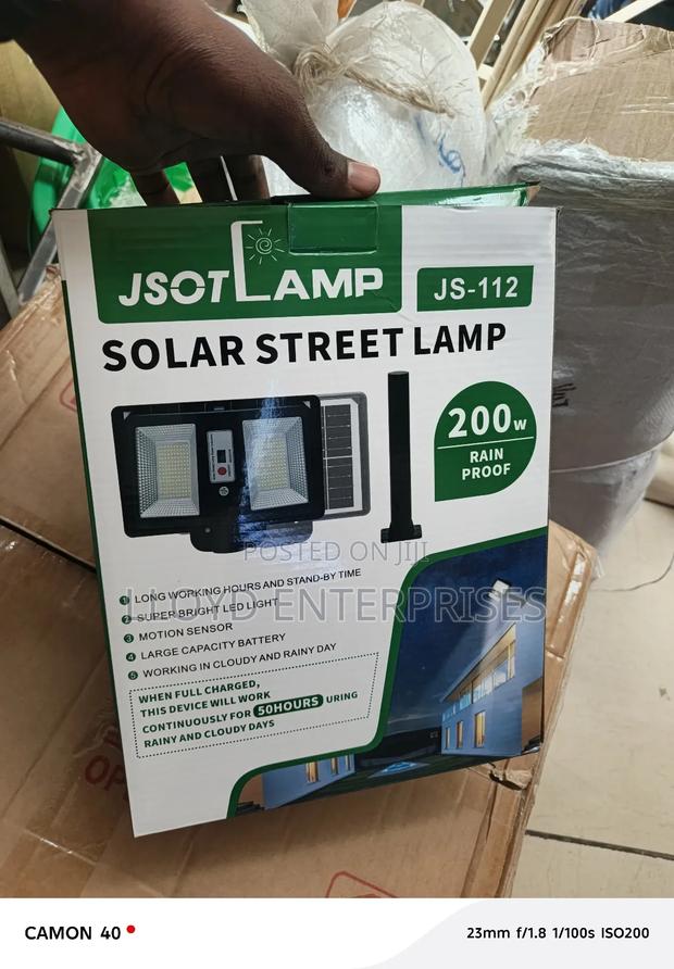 200watts Solar Street Light -50hrs Light Time - main view