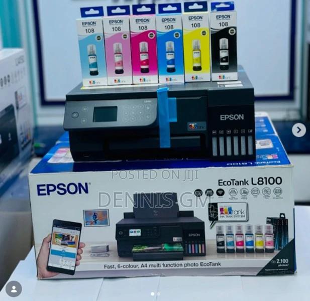Epson Ecotank L8100 Photo Printer - main view