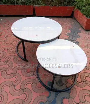 Portable New Marble Two in One. 2pcs Marble Table
