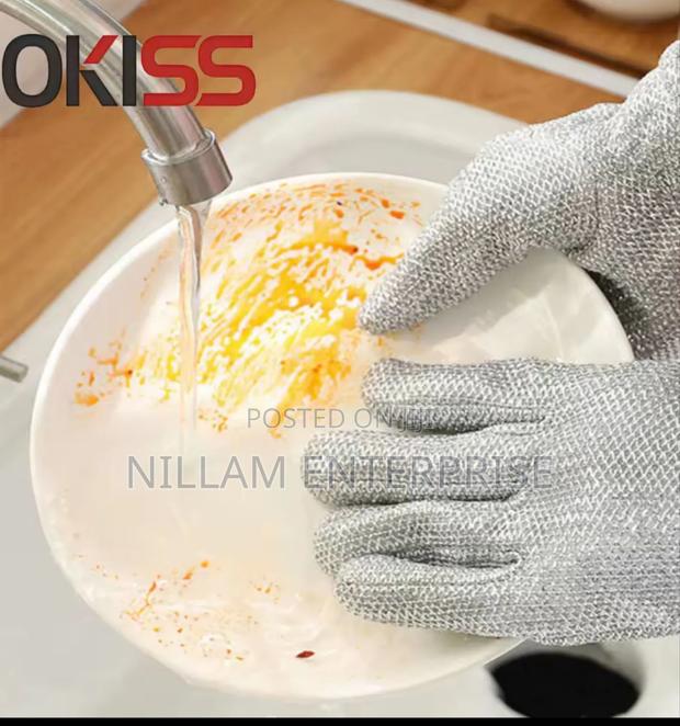 Magic Steel Wire Cleaning Gloves Household Dishwashing Gloves