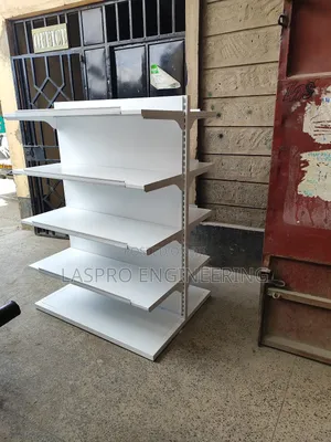 Supermarket Shelves With 5 Tiers