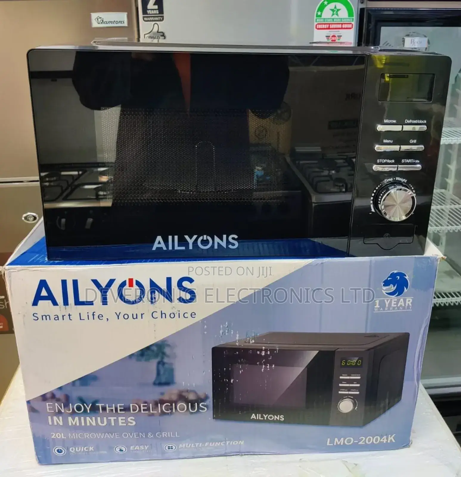 *Ailyons Digital Microwave 20l With Grill Lmo- At 7,999