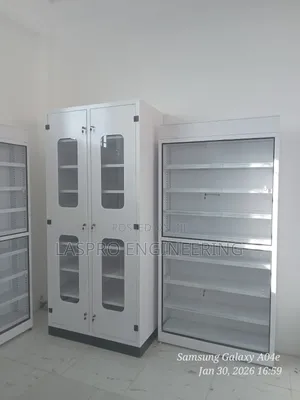 Phamacy/ Cosmetics Lockable Shelves