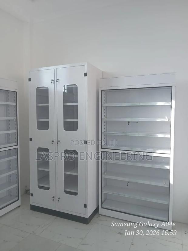 Phamacy/ Cosmetics Lockable Shelves
