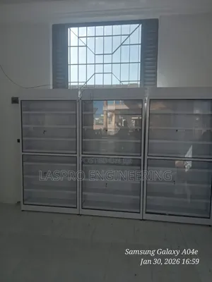 Phamacy/ Cosmetics Lockable Shelves