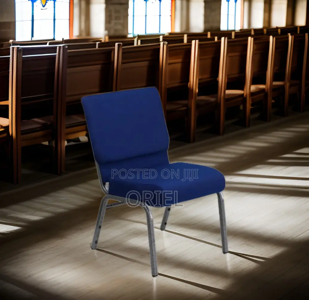Modern Church Chair : Church/Theatre Fabric Customized Logo Chair