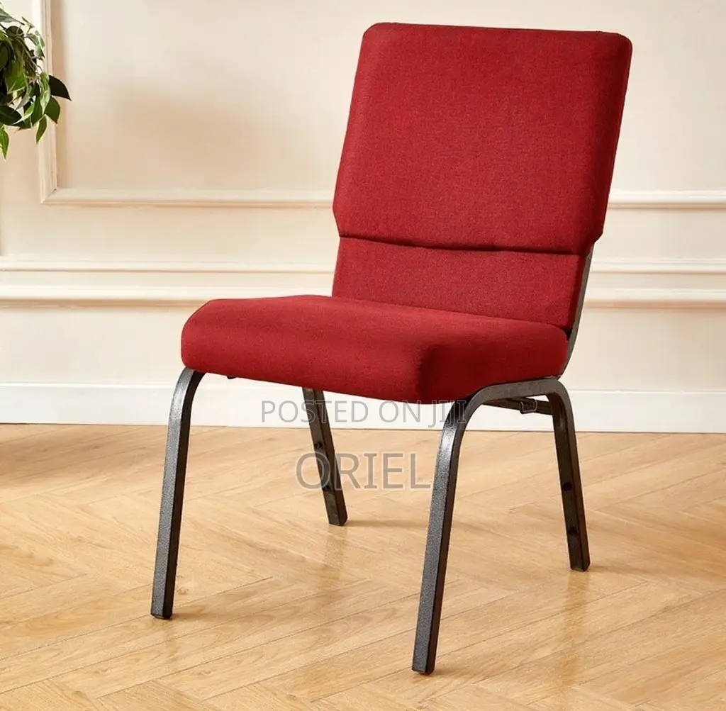 Modern Church Chair : Church/Theatre Fabric Customized Logo Chair