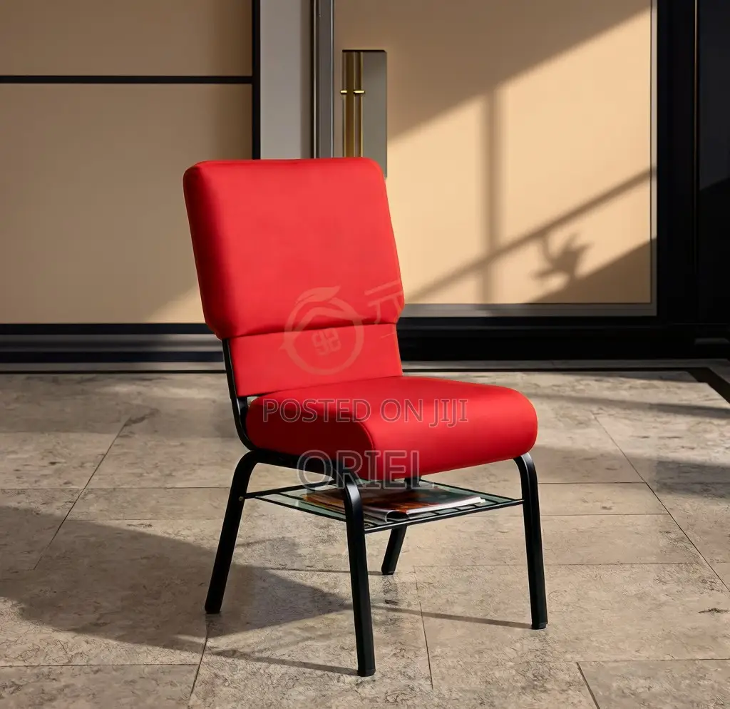 Modern Church Chair : Church/Theatre Fabric Customized Logo Chair
