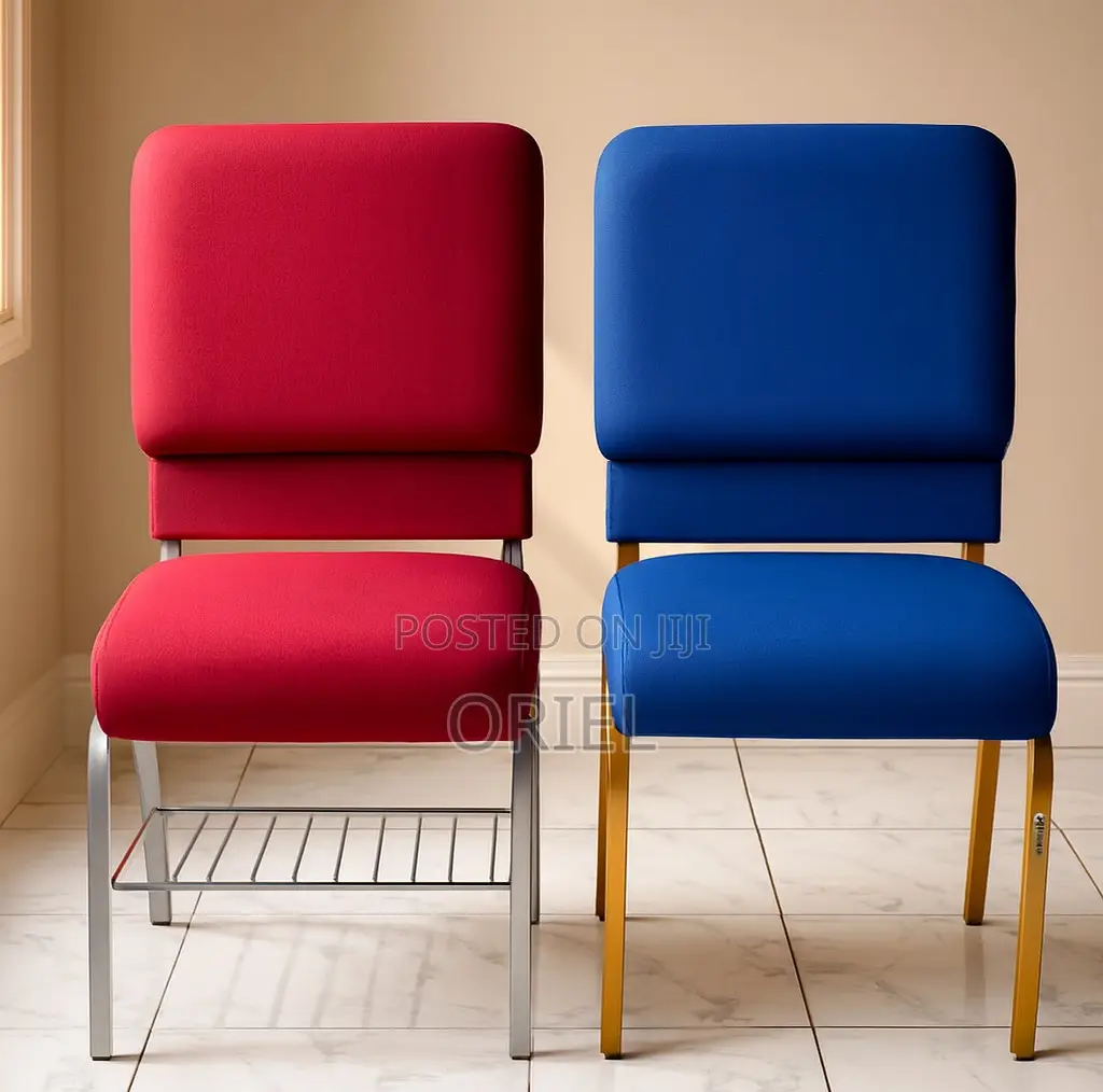 Modern Church Chair : Church/Theatre Fabric Customized Logo Chair