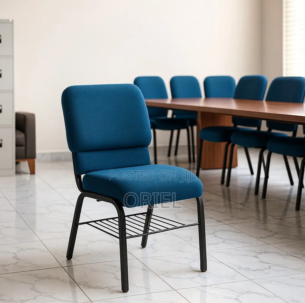 Modern Church Chair : Church/Theatre Fabric Customized Logo Chair