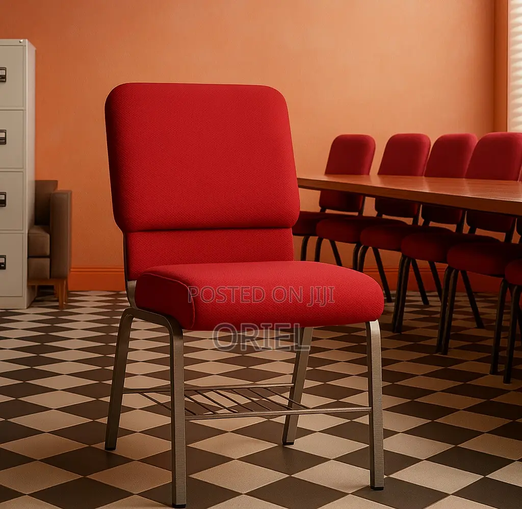 Modern Church Chair : Church/Theatre Fabric Customized Logo Chair