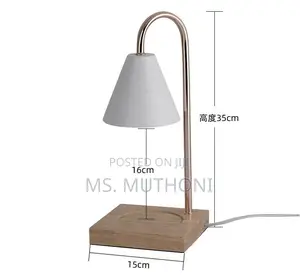 ( Flame Free) Electric Candle Warmer Lamps With a Wooden Base.