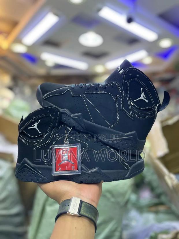 Air Jordan 7 Patta All Black - thumbnail 3