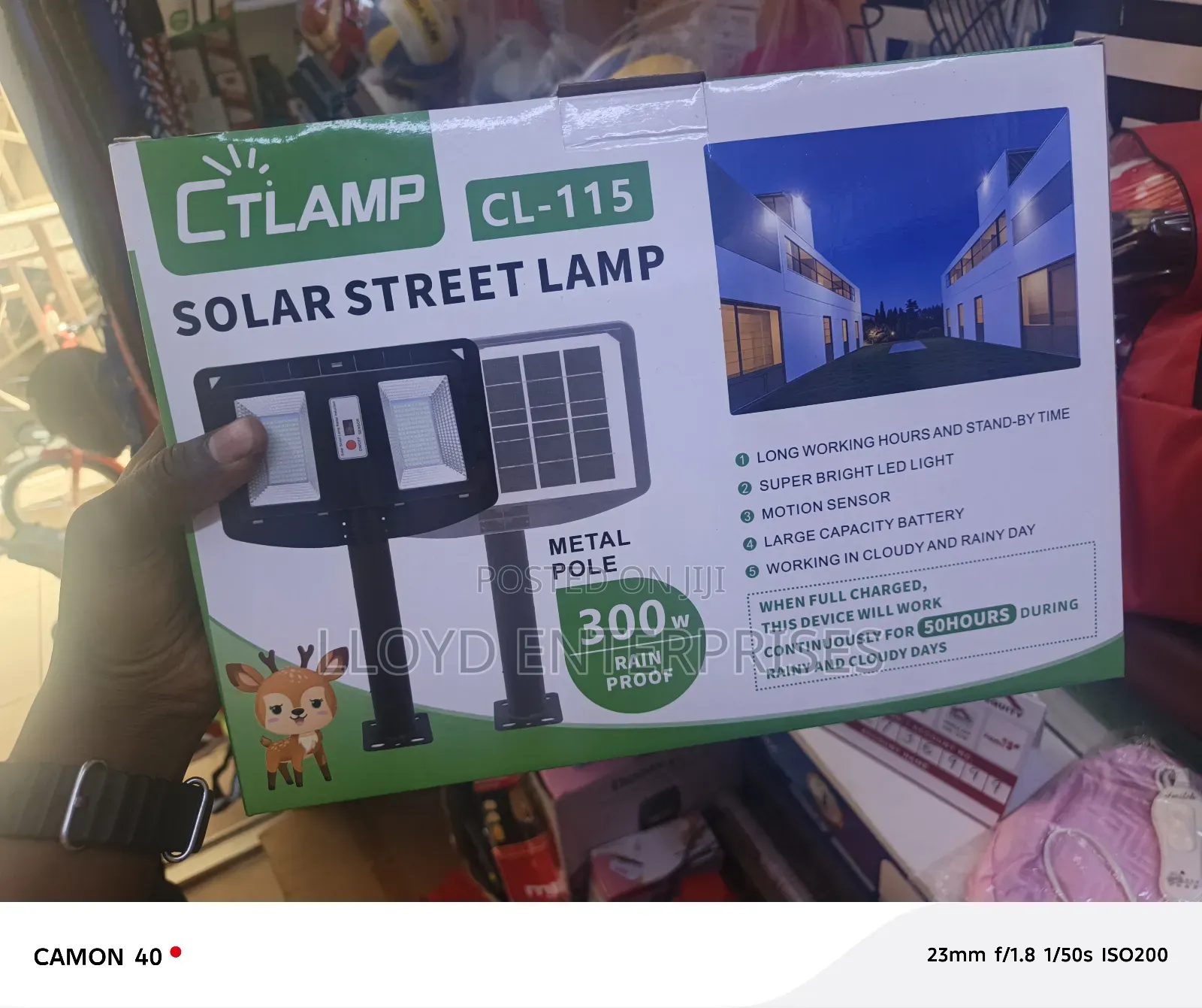 300 Watts Automatic Solar Street Lamp