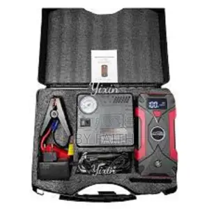 12v 99800mah Car Jump Starter Built in Tire Inflator and Power Bank