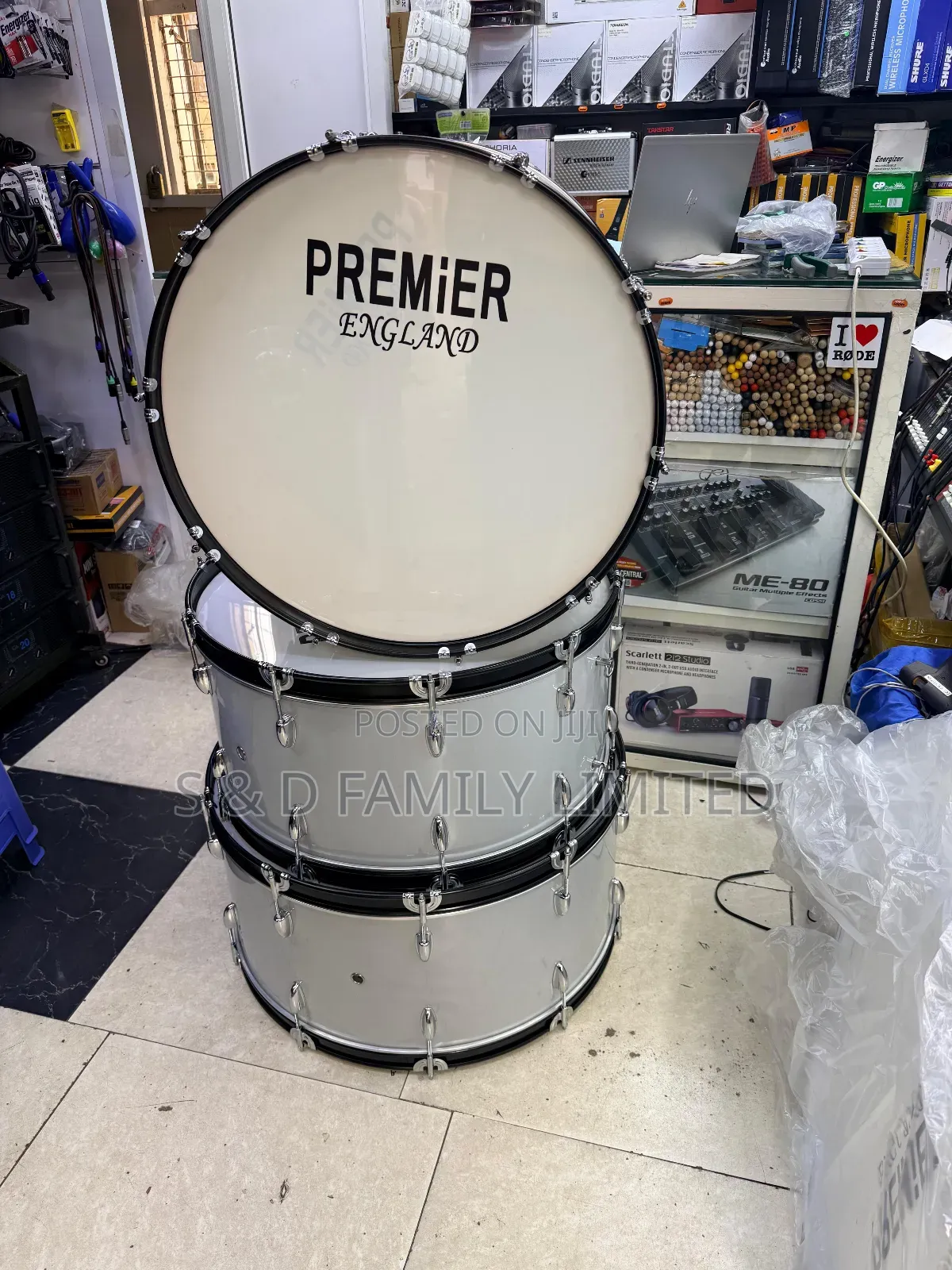 Premier Marching Bass Drum Size 26