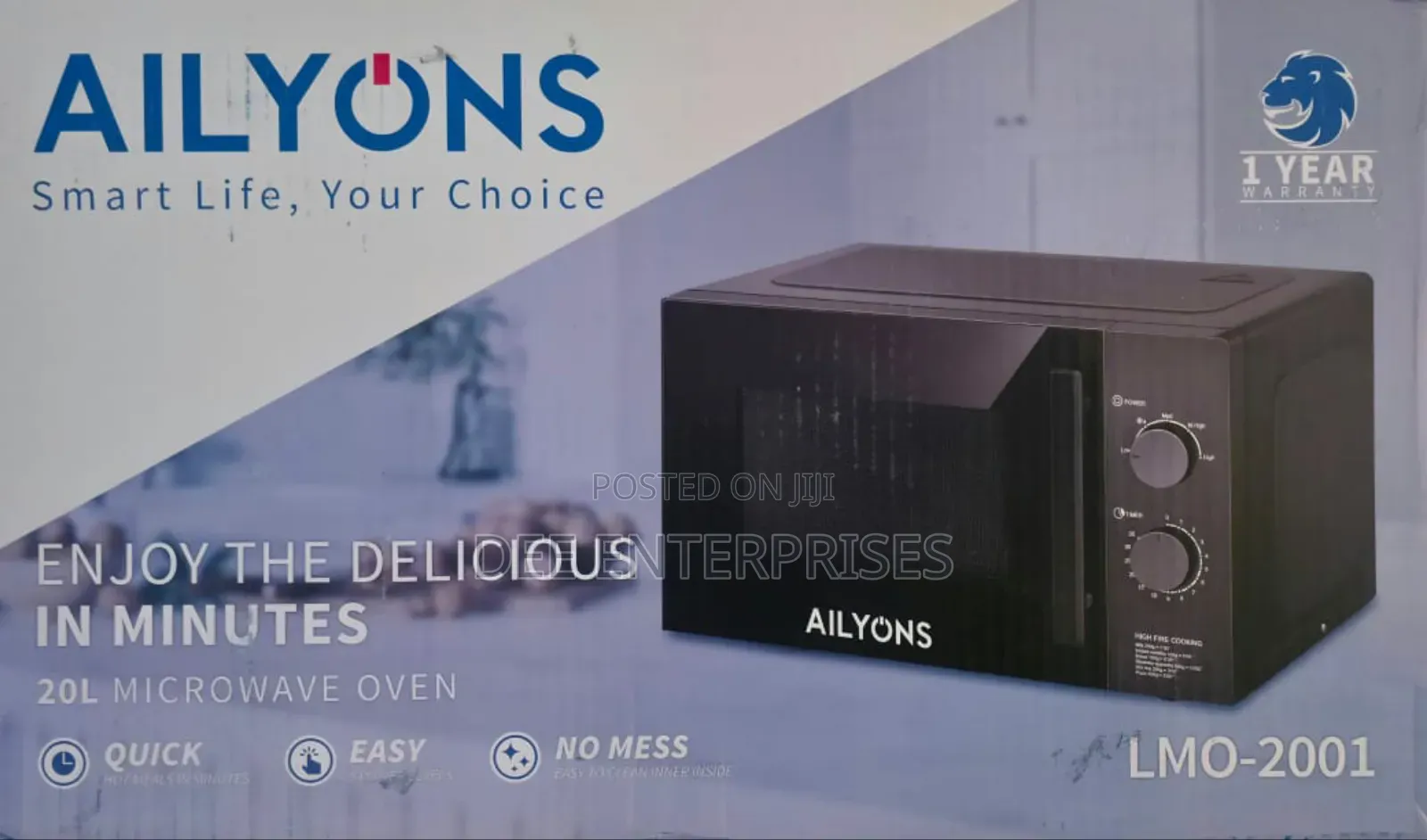 Lmo-2001 20 Liters Ailyons Manual Microwave