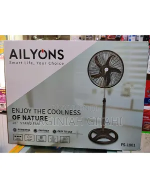 New InAilyons 18 Inches Standing Fan
2 Pieces in Box