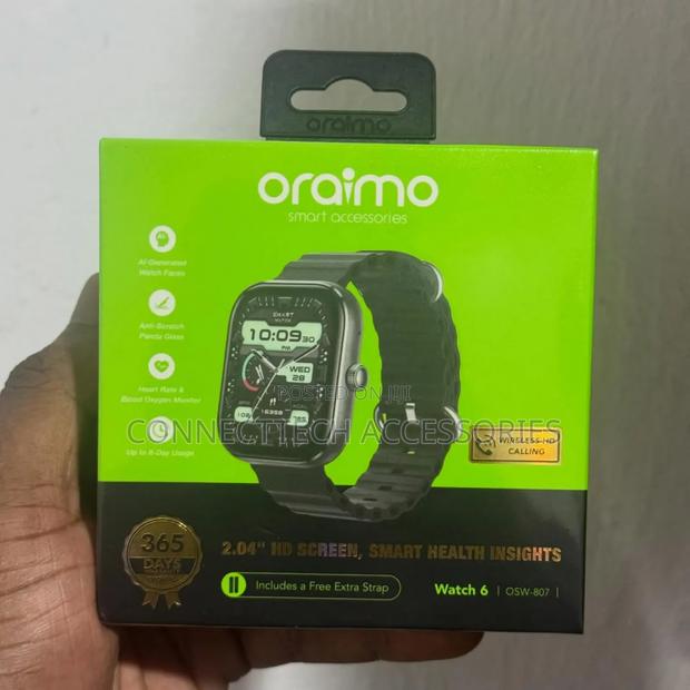 Oraimo Watch 6 2.04" Tft Ip68 Smart Watch (38)
