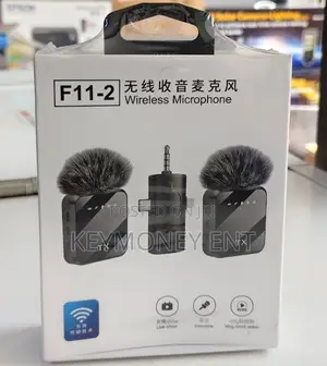 Livestreaming Wireles Micrphone F11-2 Dual
