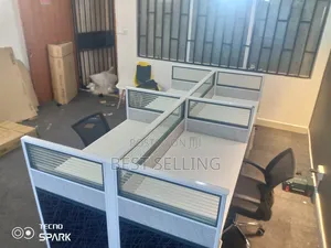 White 4 Way Working Station
