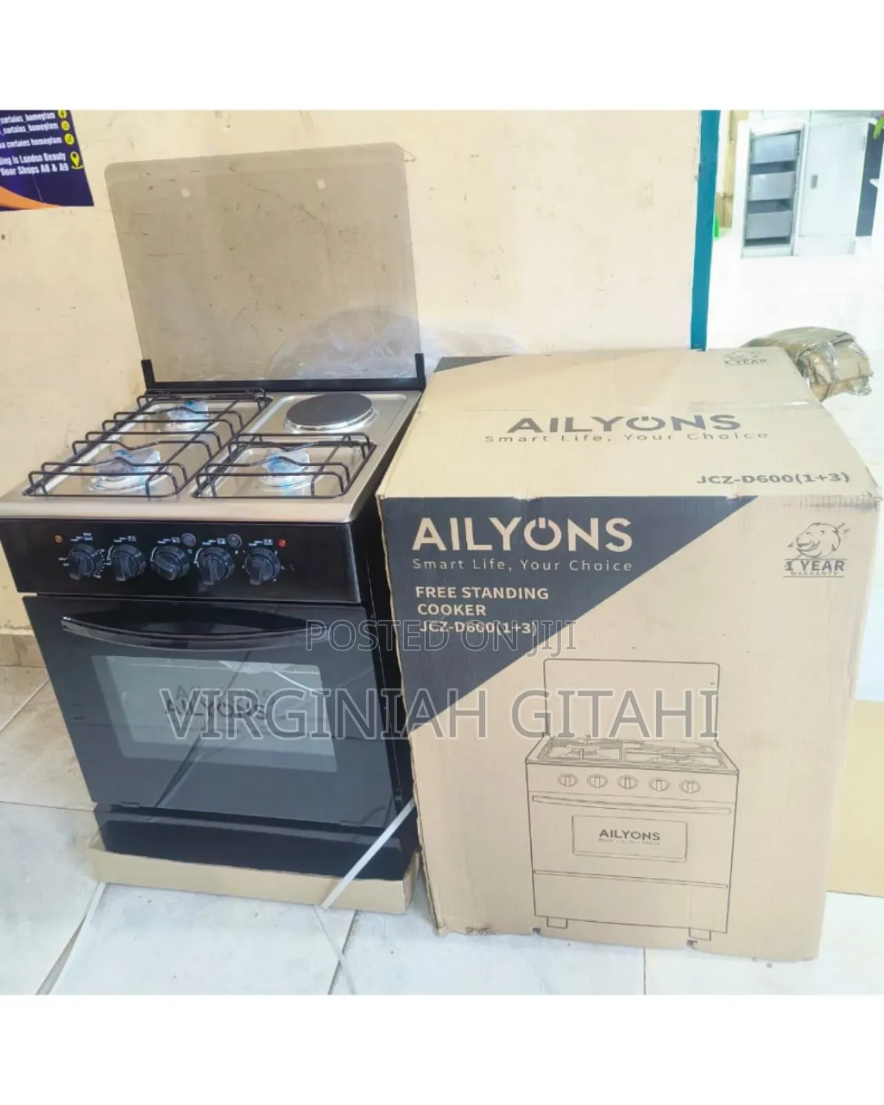 60*60 Ailyons 3+1 Standing Cooker