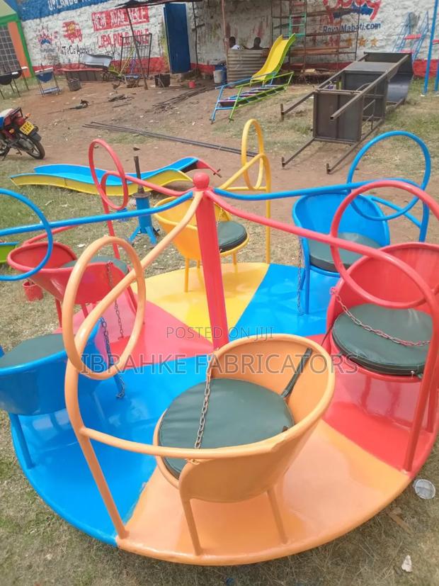 Swings, Merrr Go Round and Sliders