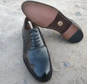 Berluti Brown / Black Leather Oxford Brogue Shoes Size 40-45