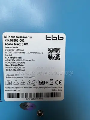 3kw 24v Apollo Max TBB Low Frequency Inverter