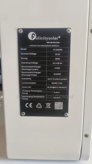 5.12kwh 24v 200ah Felecity Lithium Battery