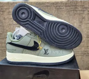 Louis Vuitton X Nike Airforce Jungle Green