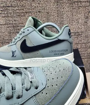Louis Vuitton X Nike Airforce Jungle Green