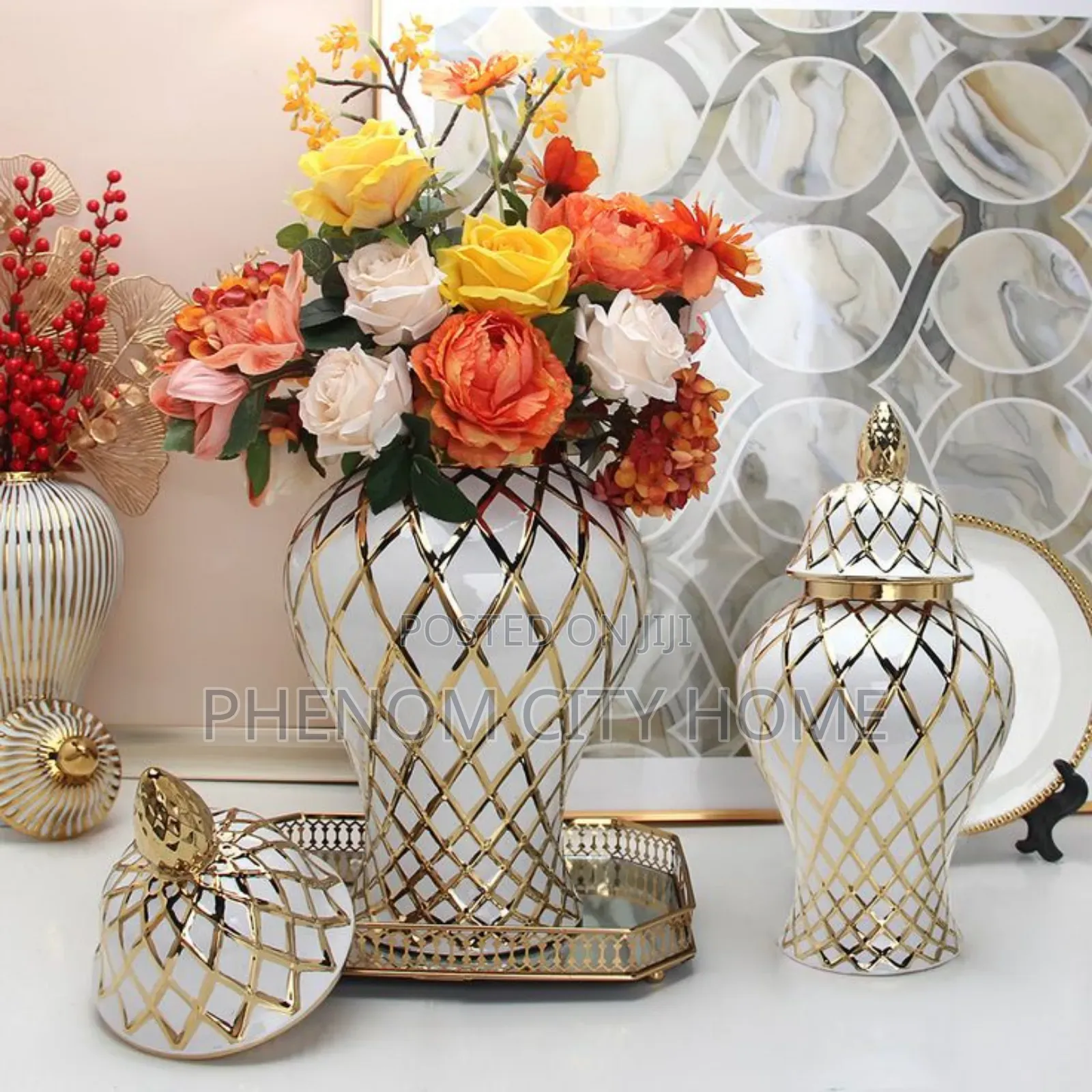 Elegant Porcelain Vases Available
