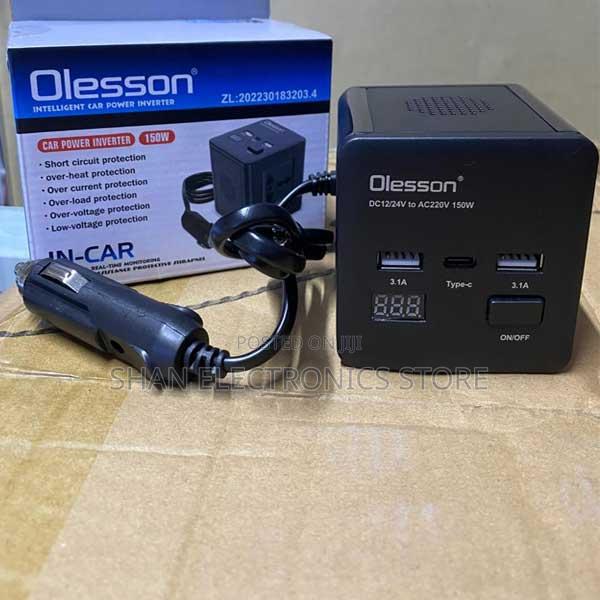 Intelligent – 150w Dual Ac Output Sockets Dc 12v to Ac 220v Universal