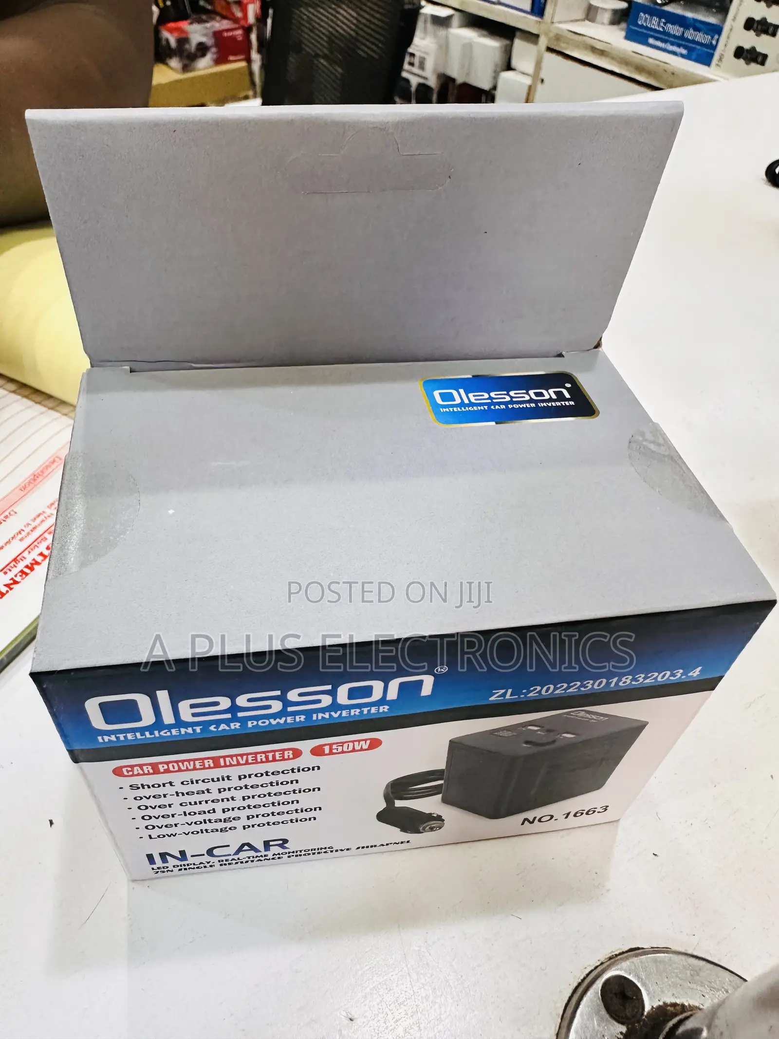 Olesson 1663 Car Inverter – 12v to 220v Power Converter