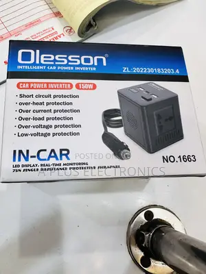 Olesson 1663 Car Inverter – 12v to 220v Power Converter
