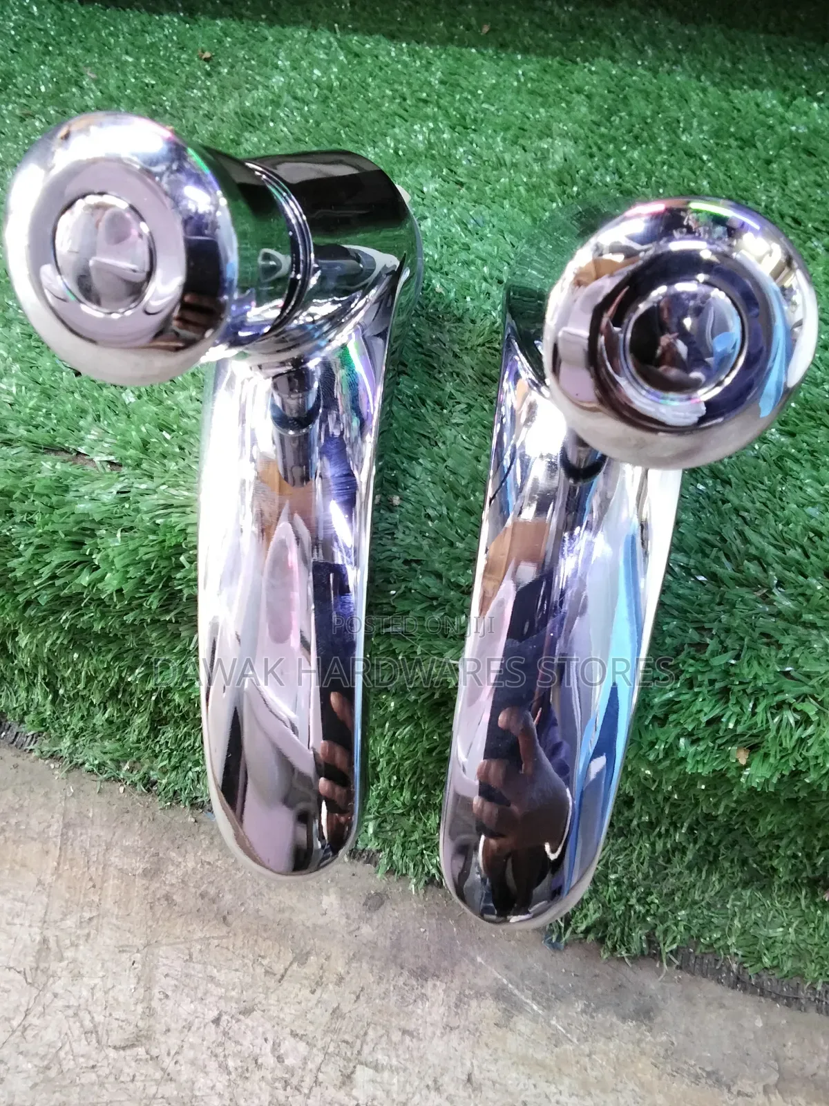 Chrome Finished Push Tap