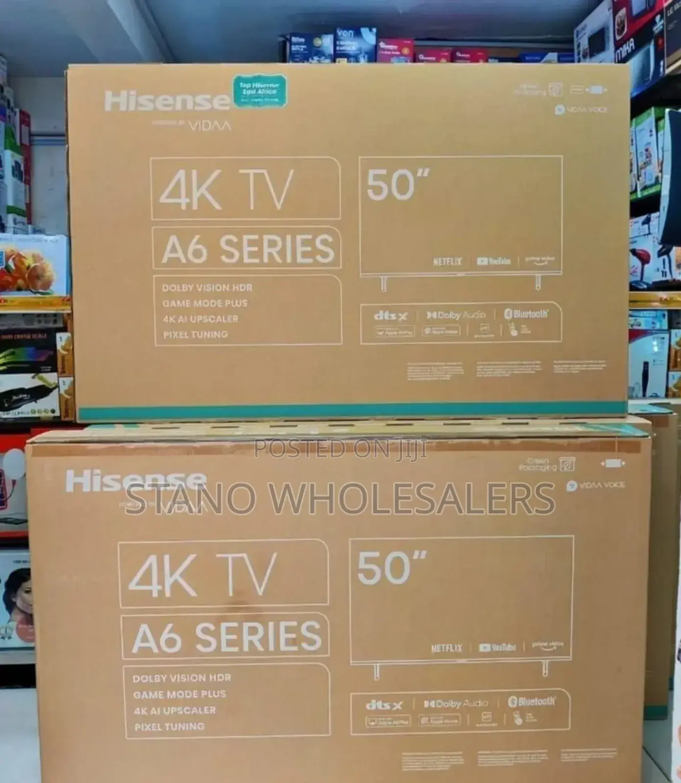 Youtube Netflix 50 Inch 4 K A6 Hisense Tv