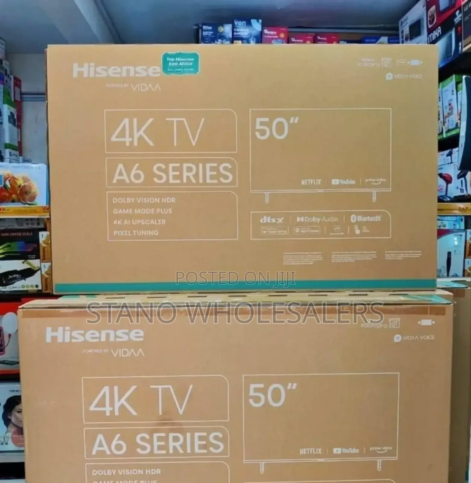 Youtube Netflix 50 Inch 4 K A6 Hisense Tv