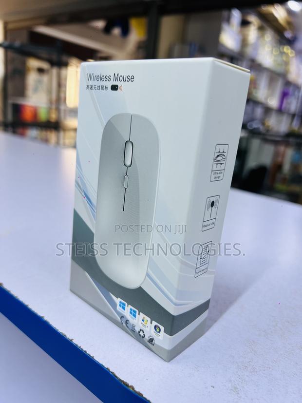 White Rechargeable Mouse - thumbnail 4