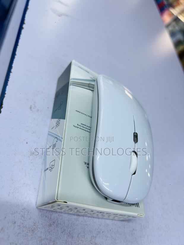 White Rechargeable Mouse - thumbnail 6