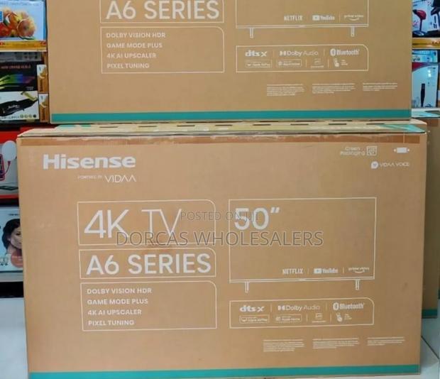 Bluetooth Enabled 50 Inch 4 K A6 Hisense Tv - thumbnail 3