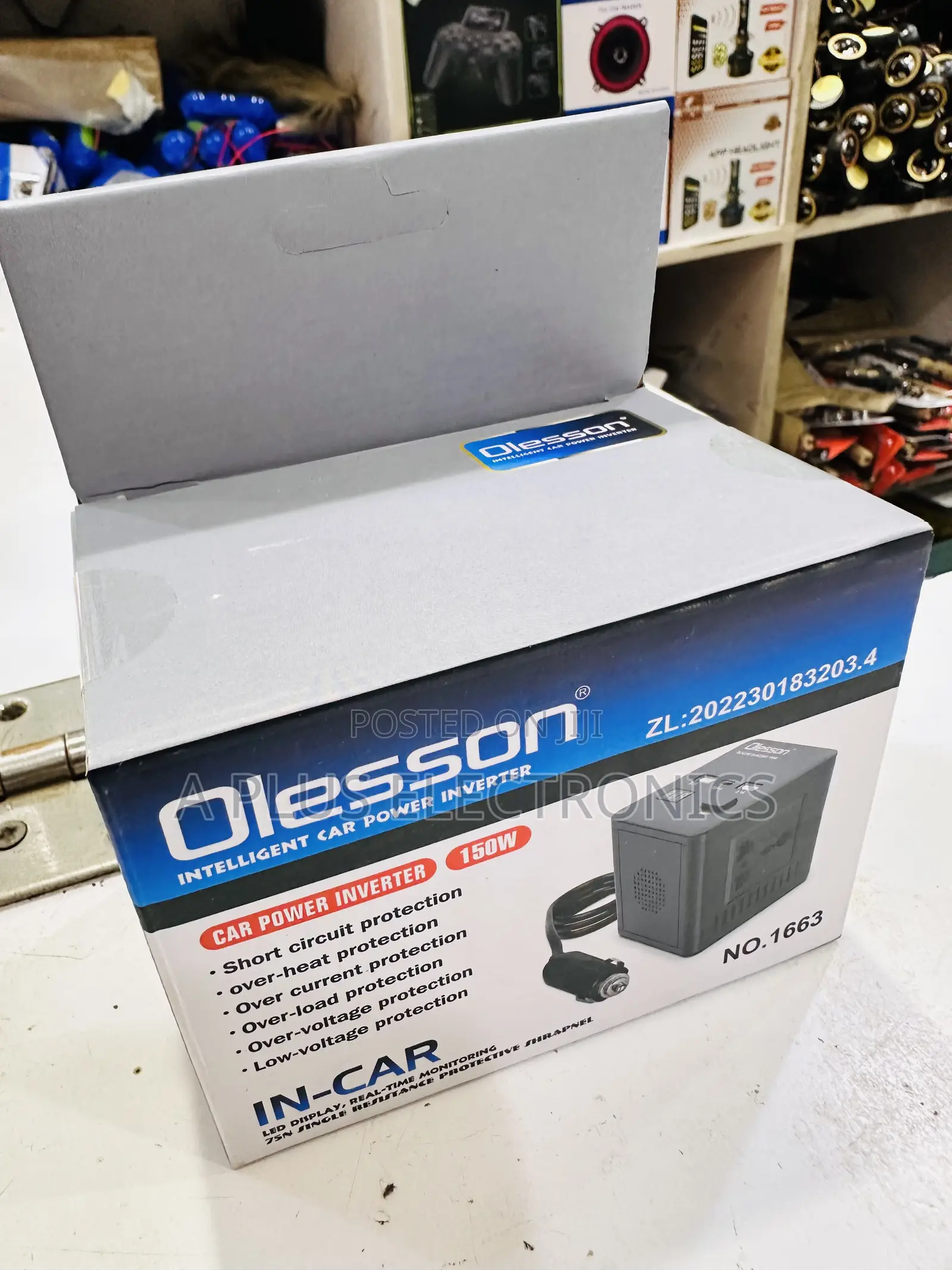 Olesson 1663 Car Inverter – Reliable Vehicle Power Supply