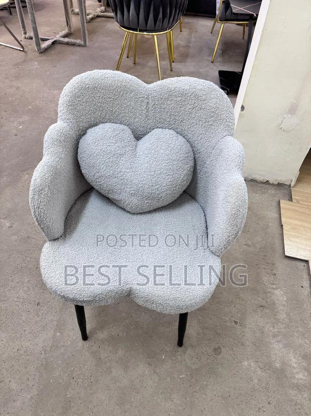 White Leathered Dinning Chair