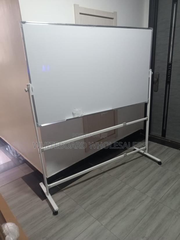 90cm X 150cm Free Standing Home Tuition Board-White - main view