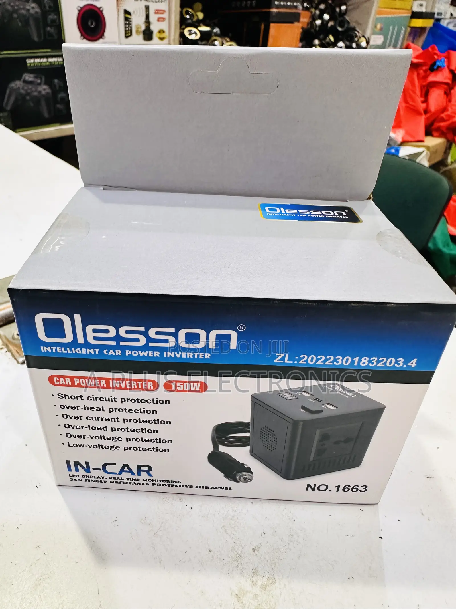 Olesson 1663 Car Inverter – High-Quality Car Power Inverter