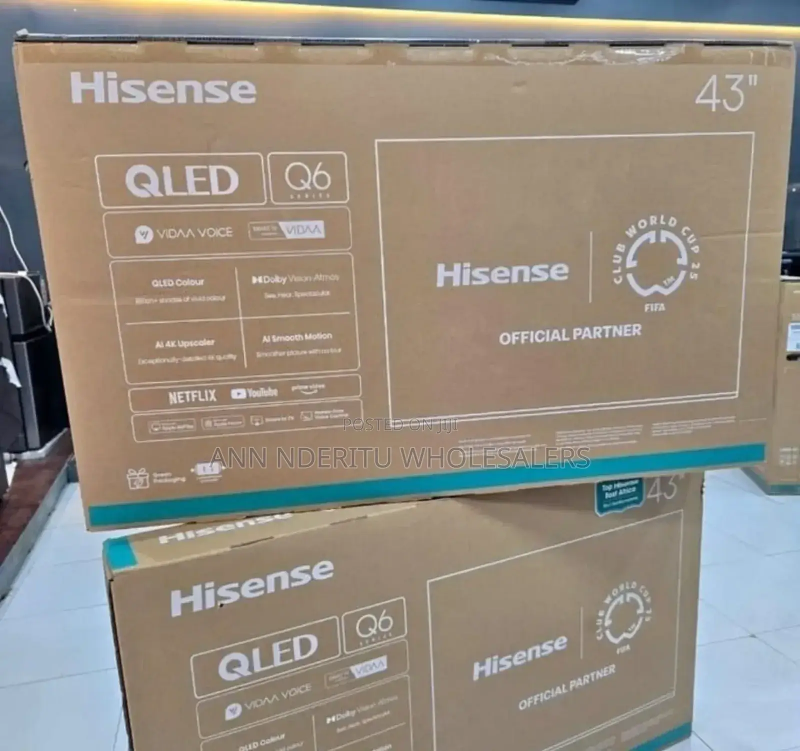 New Model Qled Hisense 43 Inch Smart Tv
