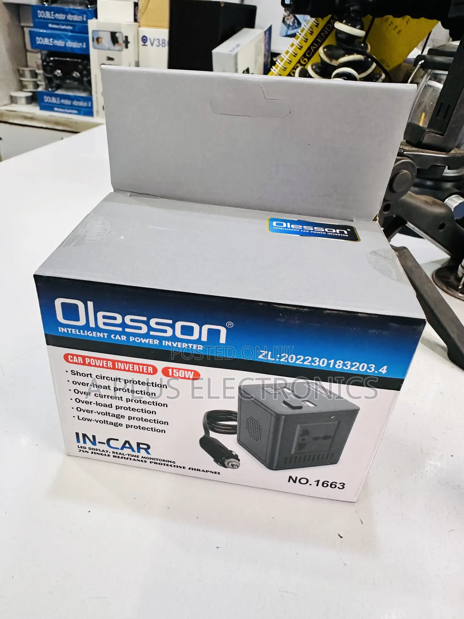 Olesson 1663 Car Inverter – Durable 12v Car Inverter